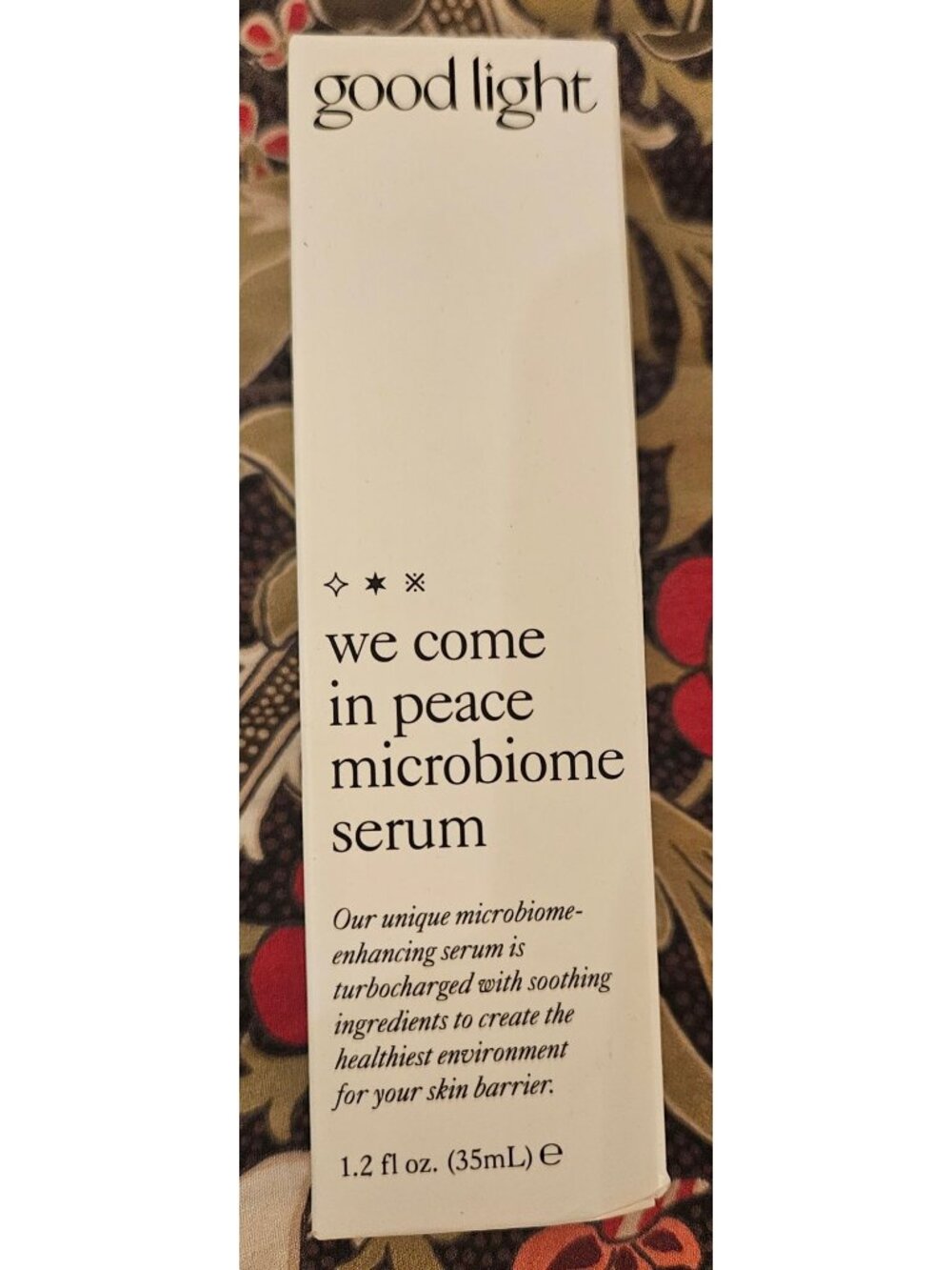 NEW Good Light We Come In Peace Microbiome Serum 1.2 Fl Oz